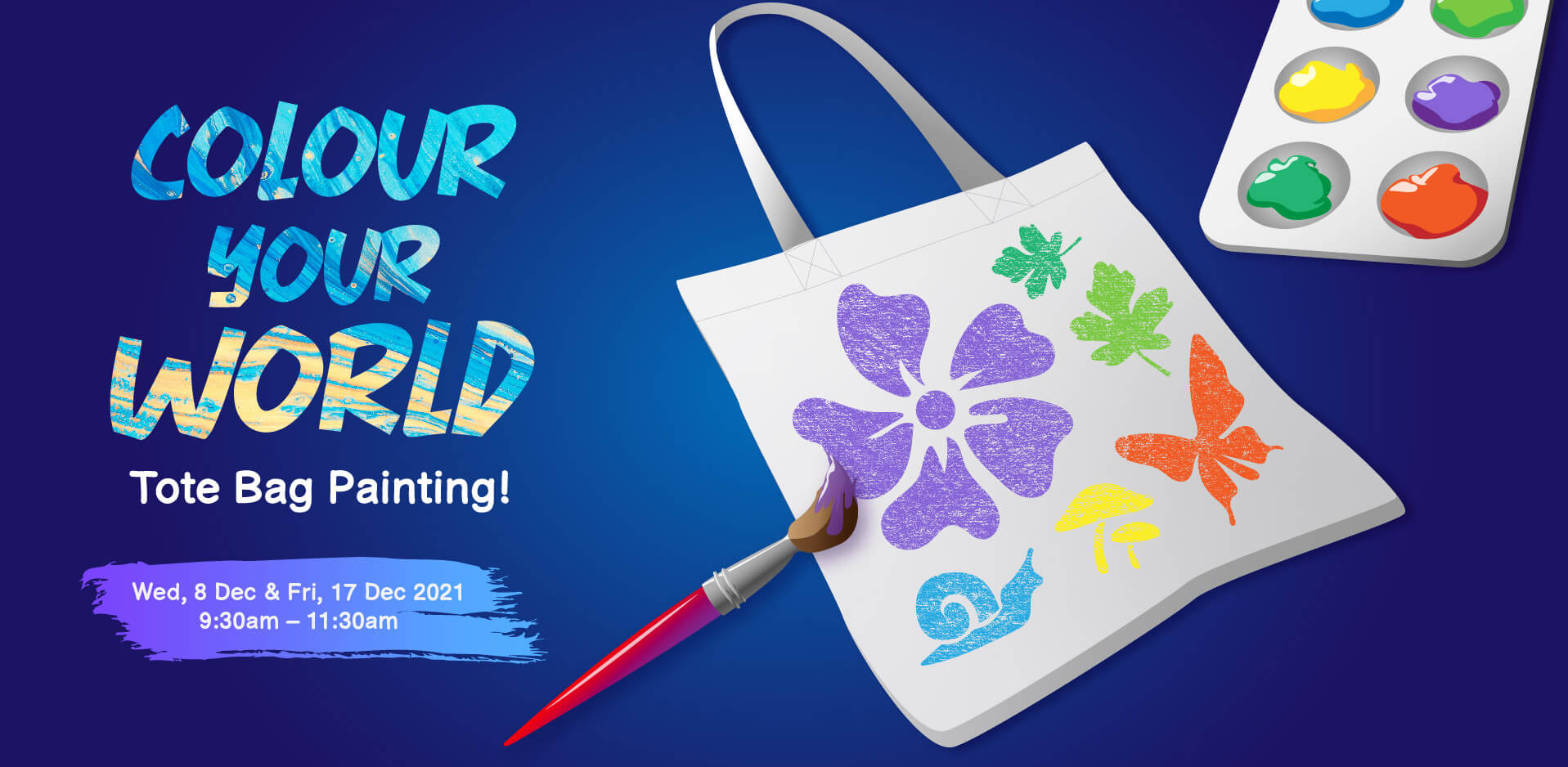 Colour Your World - Totebag Painting