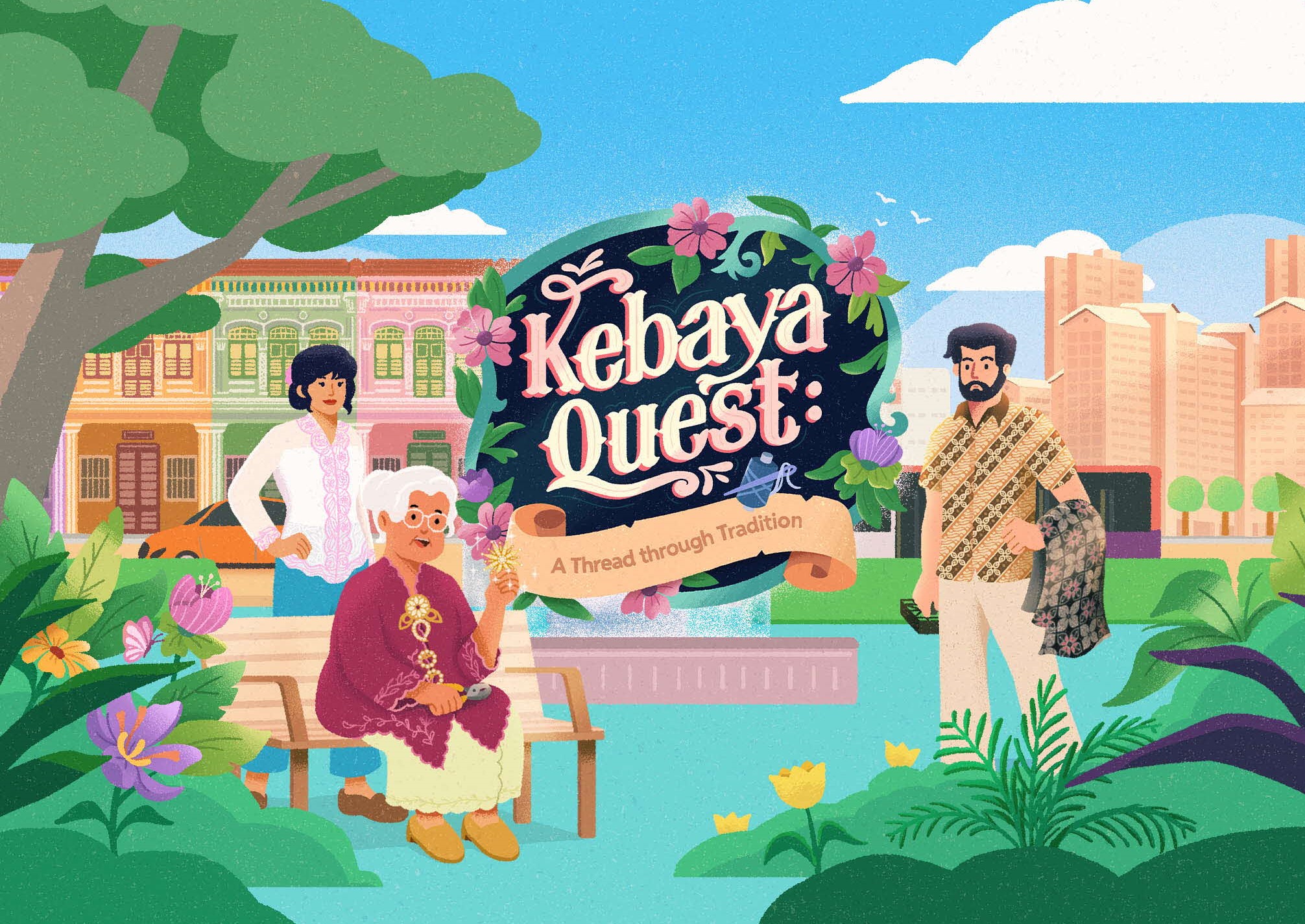 Kebaya Quest webpage image