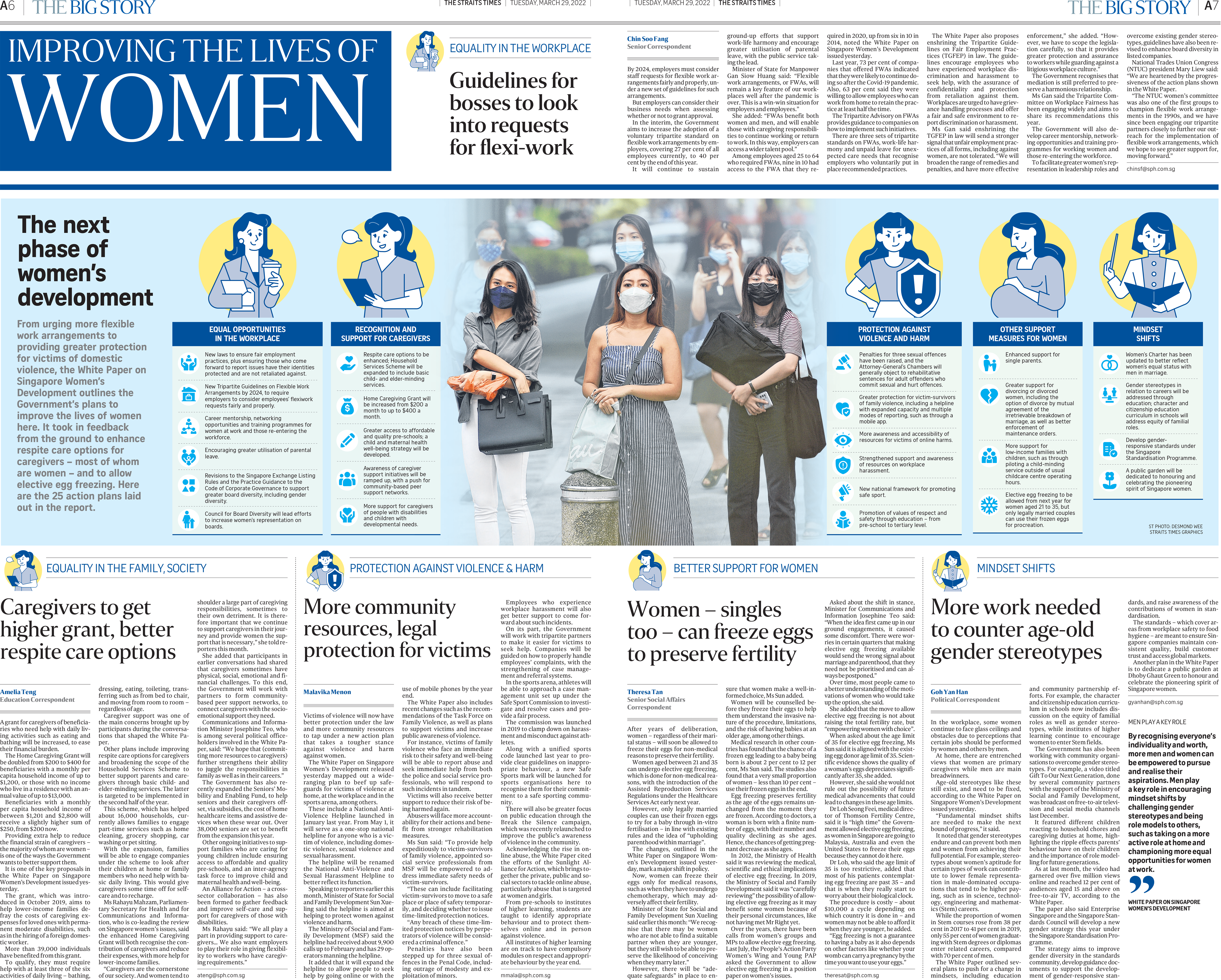 1-8 25 action plans from the White Paper on Singapore Women_s Development