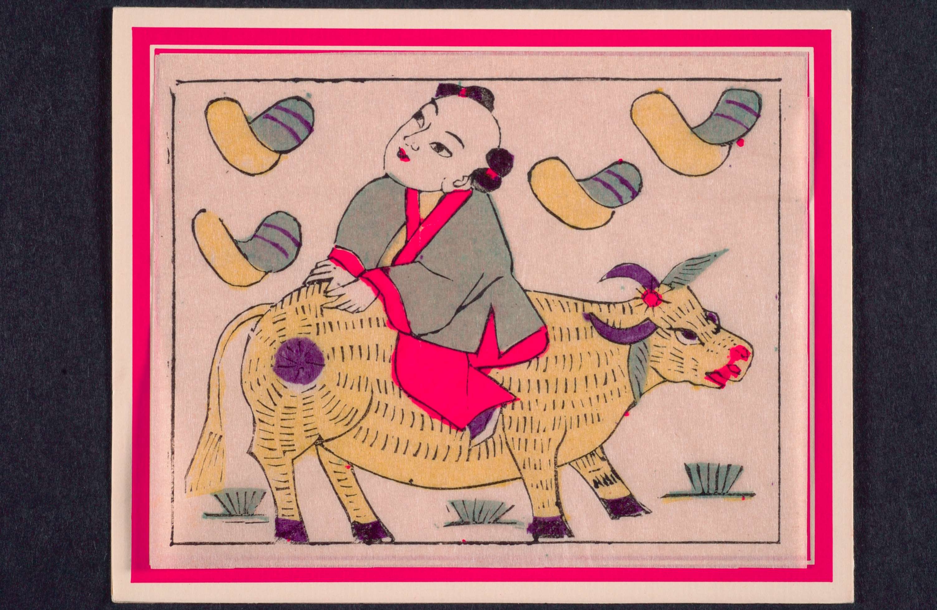 Oxherd, ox, and silver Ingots