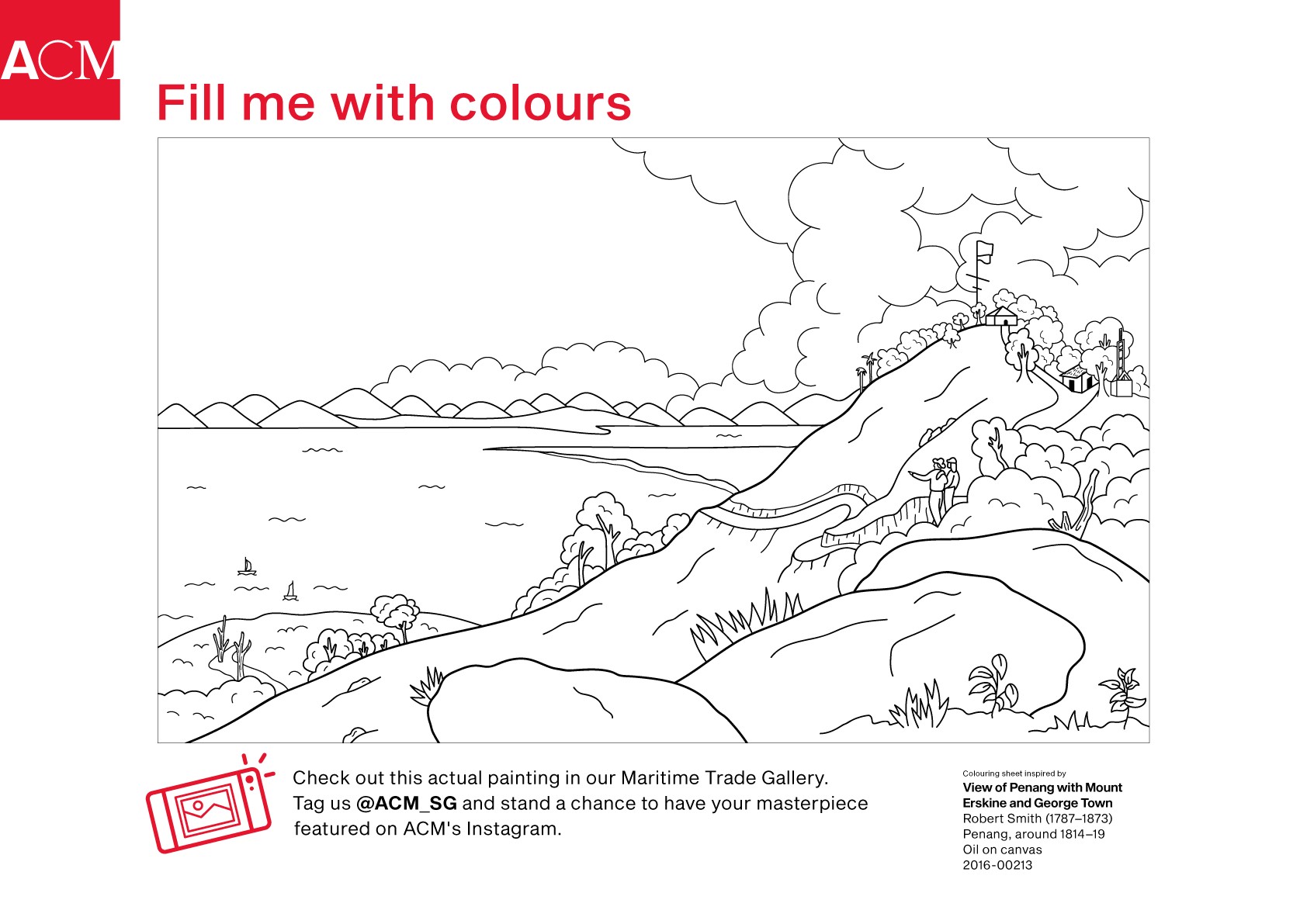 ACM colouring sheet_View of Penang