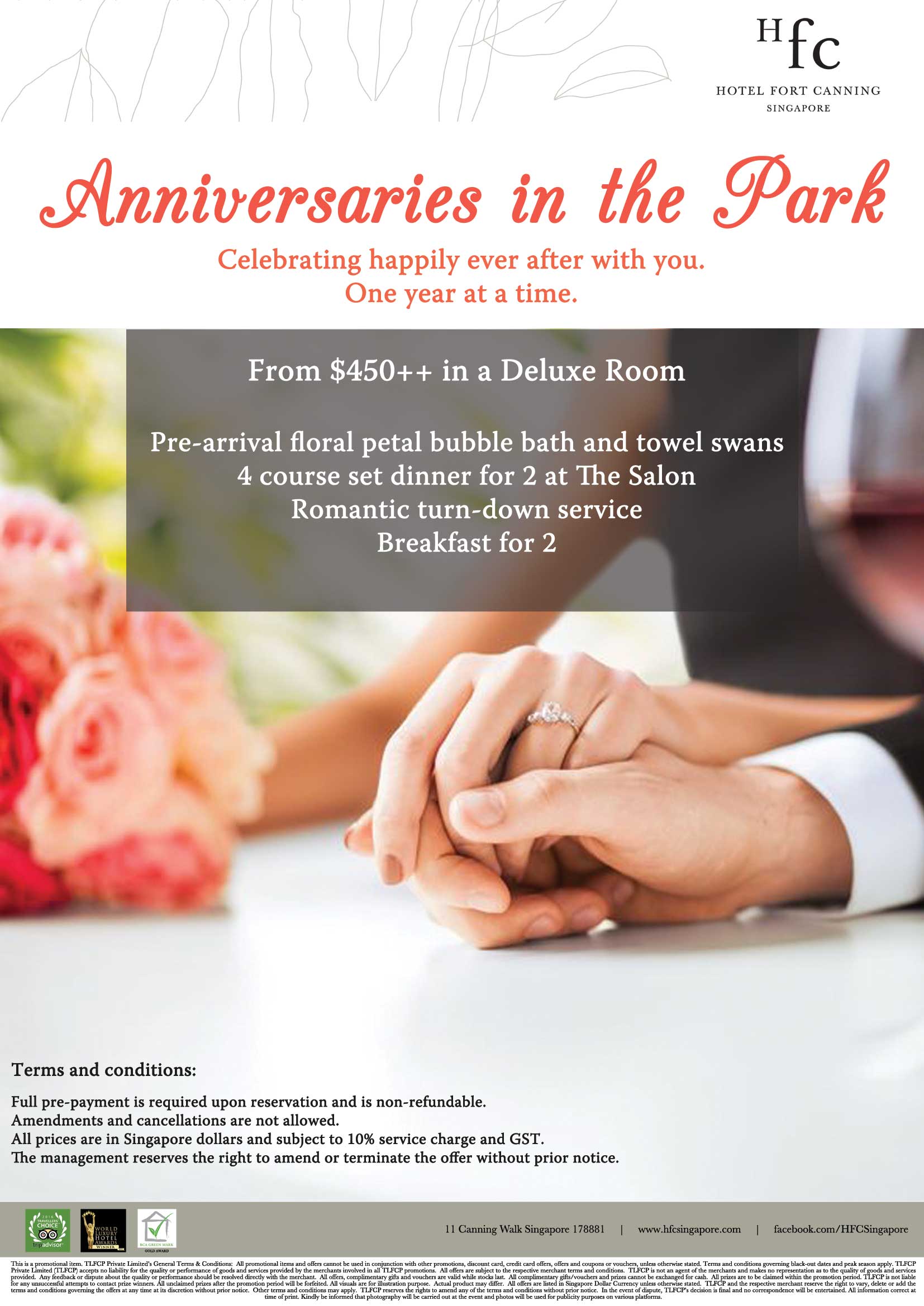 WEDDING ANNIVERSARIES IN THE PARK