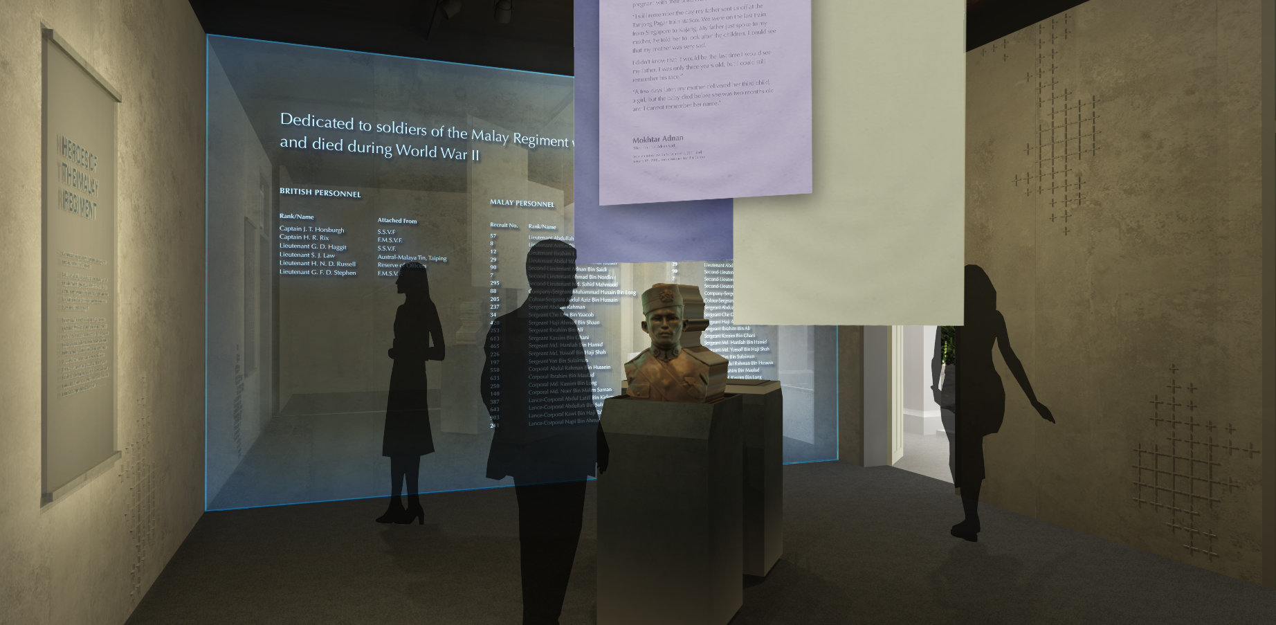 Aftermath exhibit at Reflections at Bukit Chandu