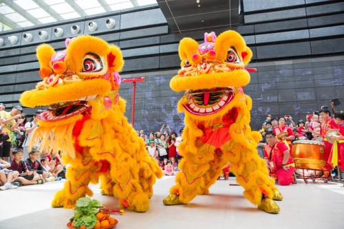 Lion Dance performance cny