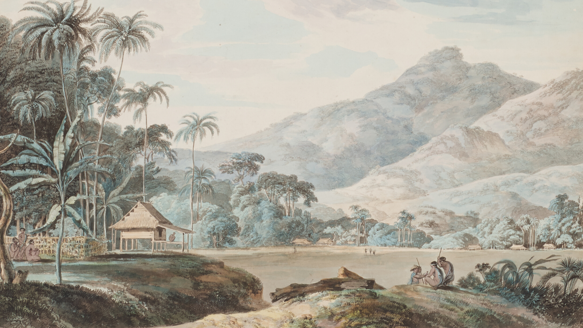 Near Eucheconing on the Island of Java, late 18th century