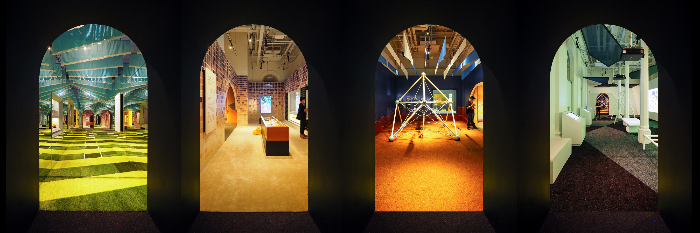 Entrances, Playgrounds, stitched