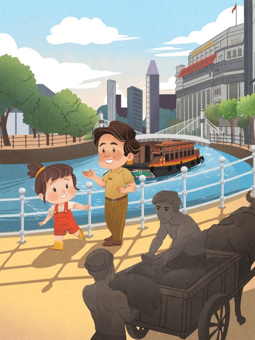 Livestream ECDA Along the Singapore River holding image