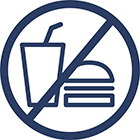 No, eat, drink