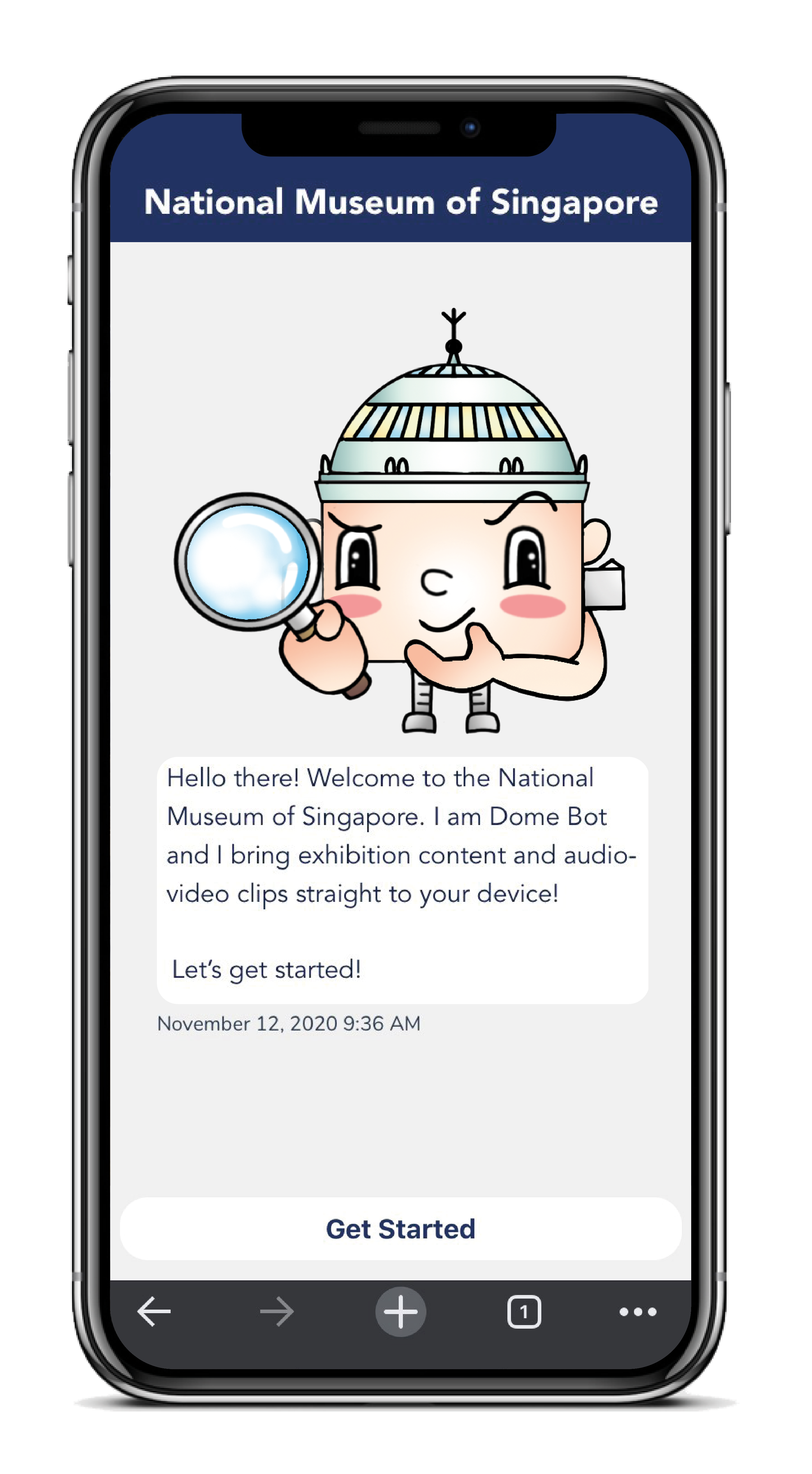 Mobile with Dome bot