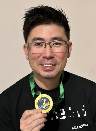 Gold medal won by Remy Ong at the 2006 WTBA World Tenpin Bowling Championships