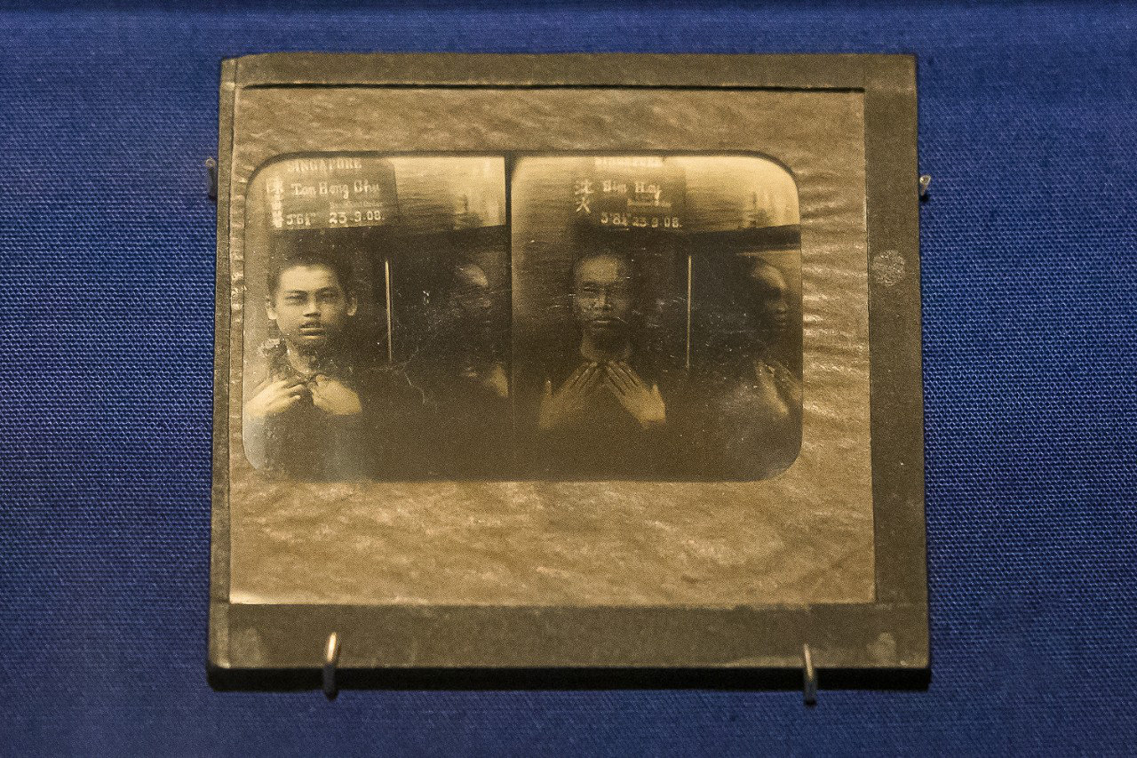 Photograph of two Chinese immigrants banished from Singapore