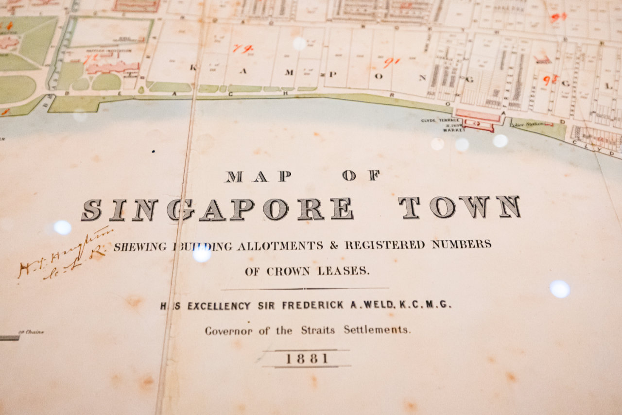 Map of Singapore Town