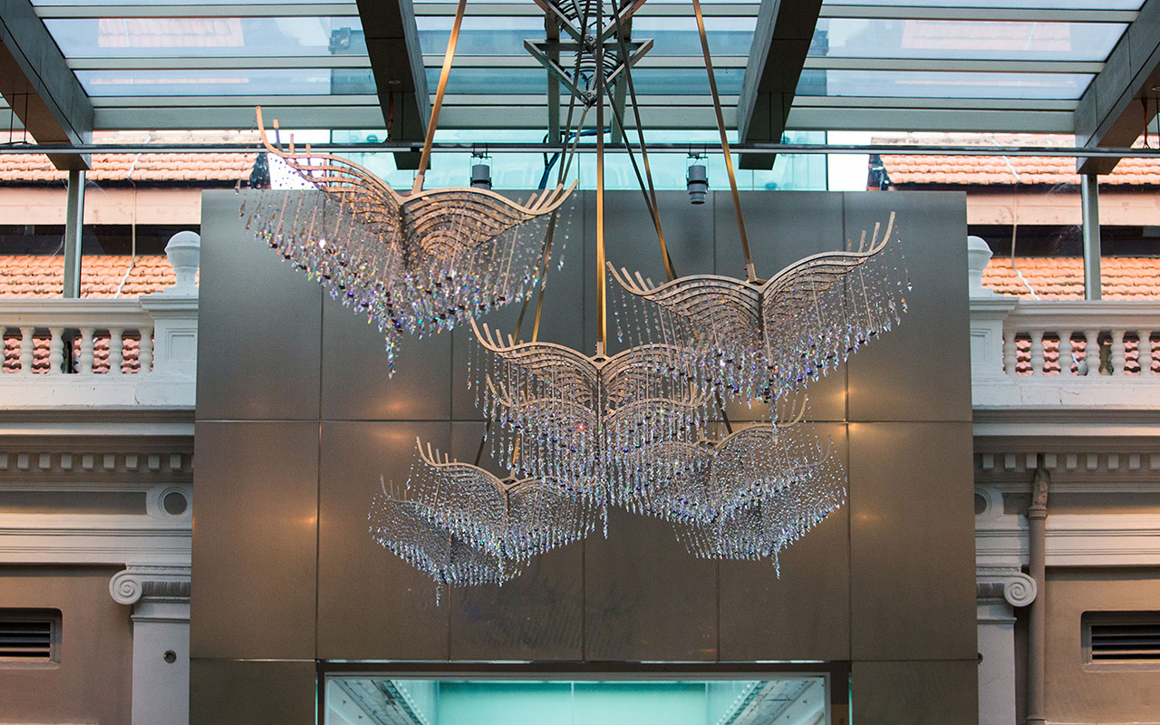 Wings of a Rich Manoeuvre at the National Museum of Singapore
