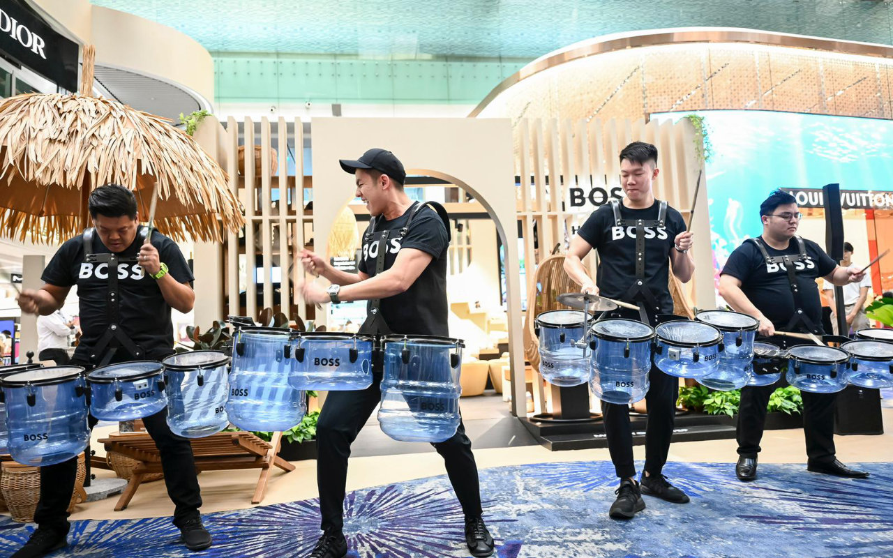 Percussion Performance by Green Drumming