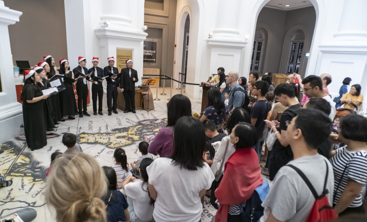 Voices Under the Dome acapella performance