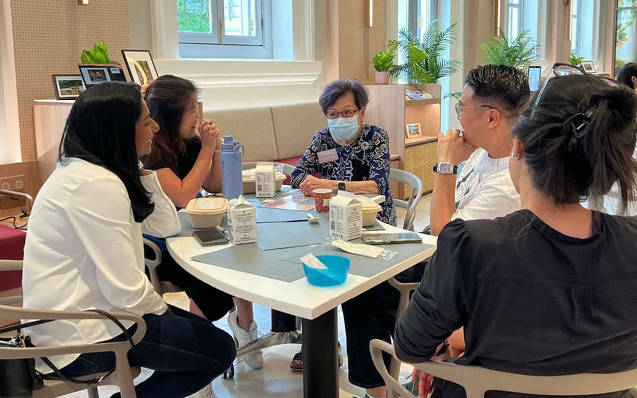 National Museum of Singapore Makan with Seniors at Reunion