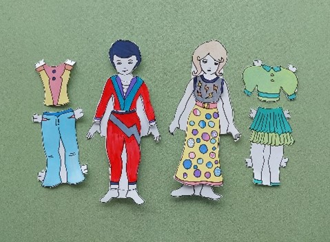 Paper doll crafts
