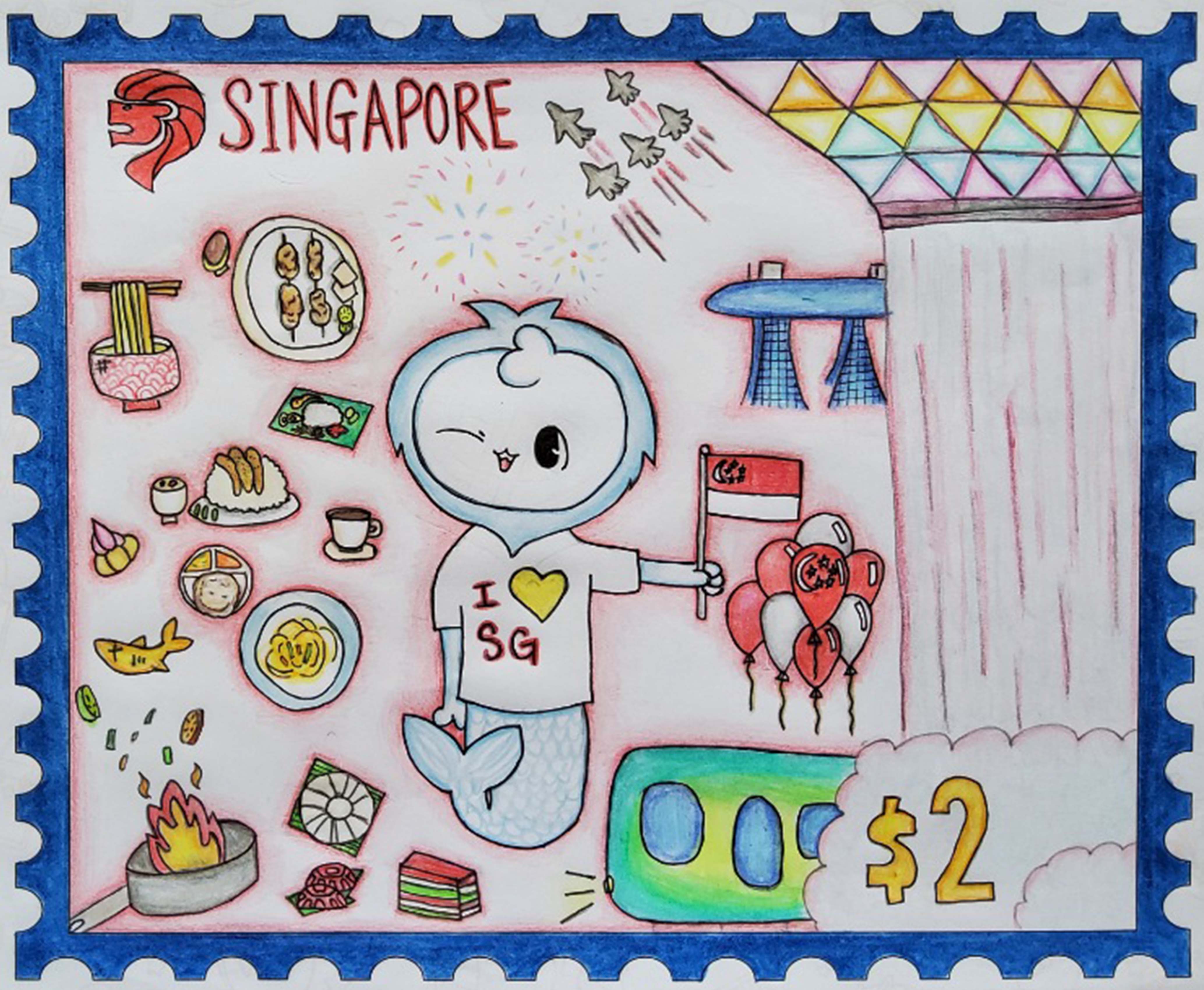 National Day Stamp Design