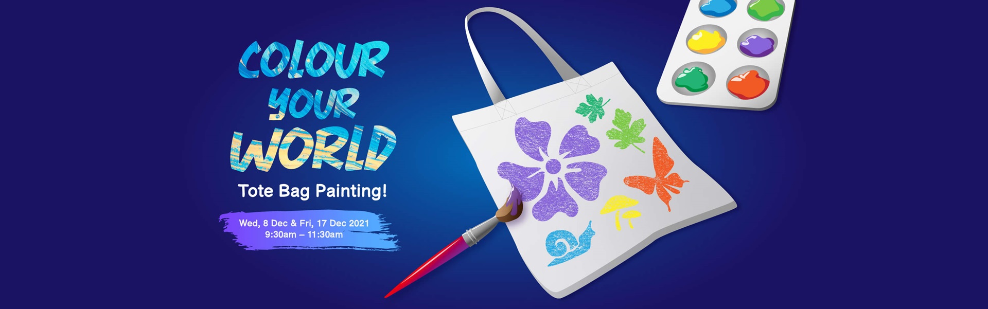 Colour Your World - Tote Bag Painting