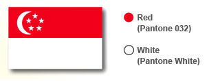 singapore meaning flag 5 stars in National Flag